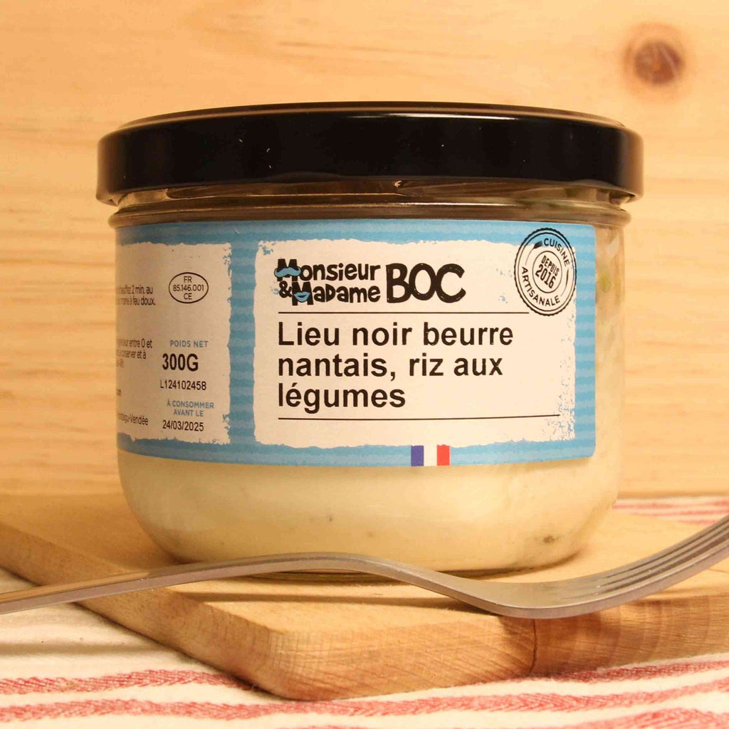 Lieu Noir, Riz aux légumes - 300g La Centrale du Bocal vrac-zero-dechet-ecolo-montaudran