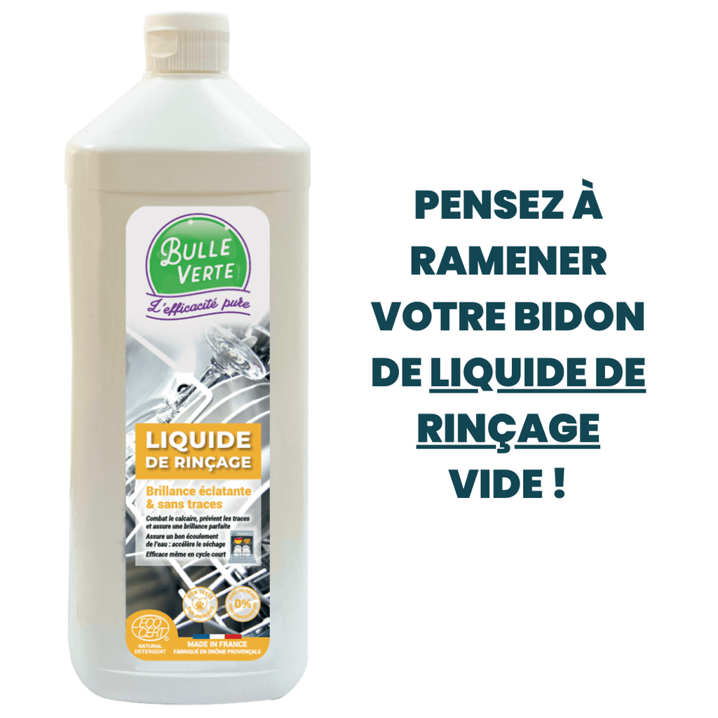 Liquide de rinçage écologique RECHARGE - 1L Bulle Verte vrac-zero-dechet-ecolo-montaudran