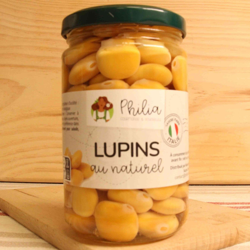 Lupins au naturel BIO - 200g net égoutté Philia vrac-zero-dechet-ecolo-montaudran