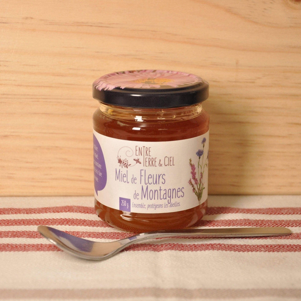 Miel de fleurs de montagne - 250g GAEC entre terre et ciel vrac-zero-dechet-ecolo-montaudran