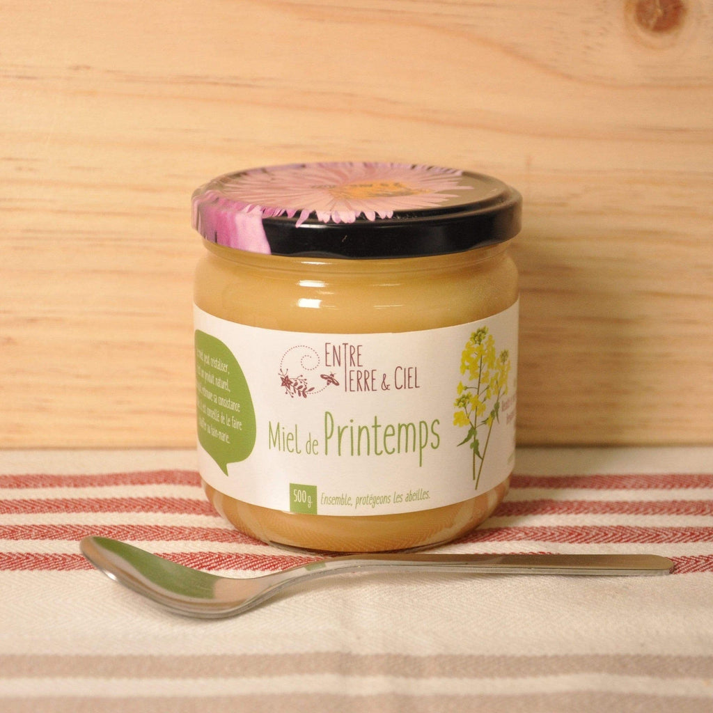 Miel de fleurs de printemps - 500g GAEC entre terre et ciel vrac-zero-dechet-ecolo-montaudran