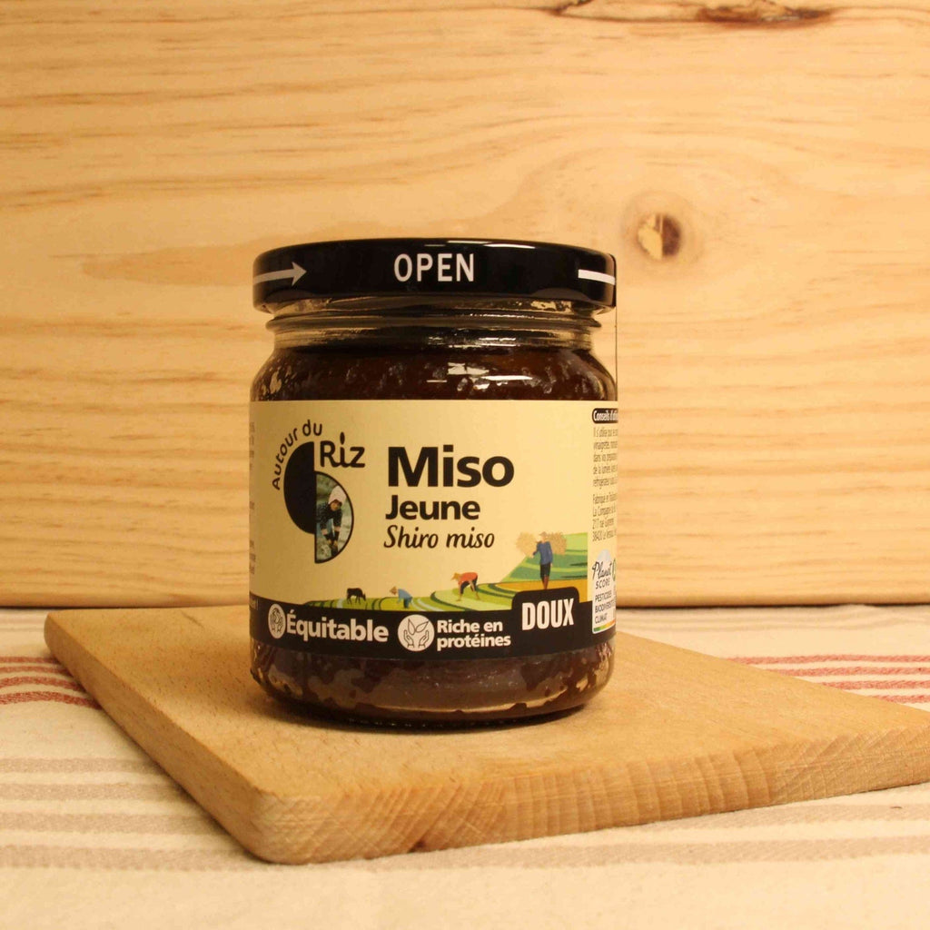 Miso jeune Shiro miso pasteurisé - 200g Autour du riz vrac-zero-dechet-ecolo-montaudran