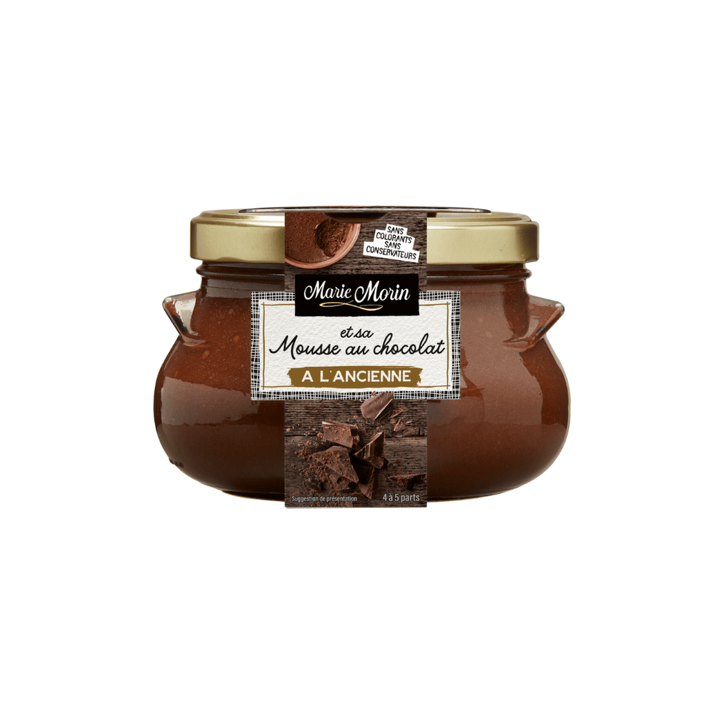 Mousse au chocolat à l'ancienne - Format familial - 400g Marie Morin vrac-zero-dechet-ecolo-montaudran