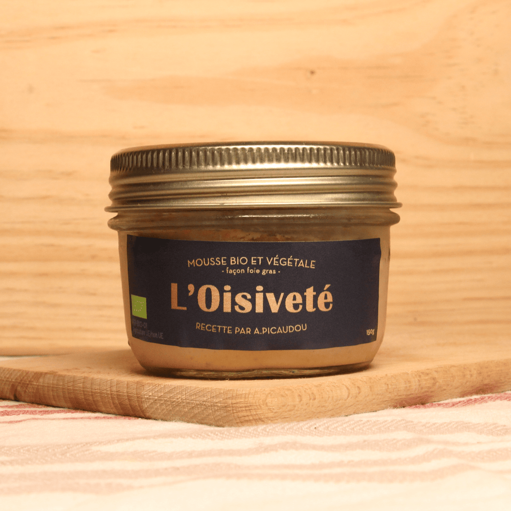 Mousse végétale façon foie gras BIO - 150g - ANTIGASPI L'Oisiveté vrac-zero-dechet-ecolo-montaudran