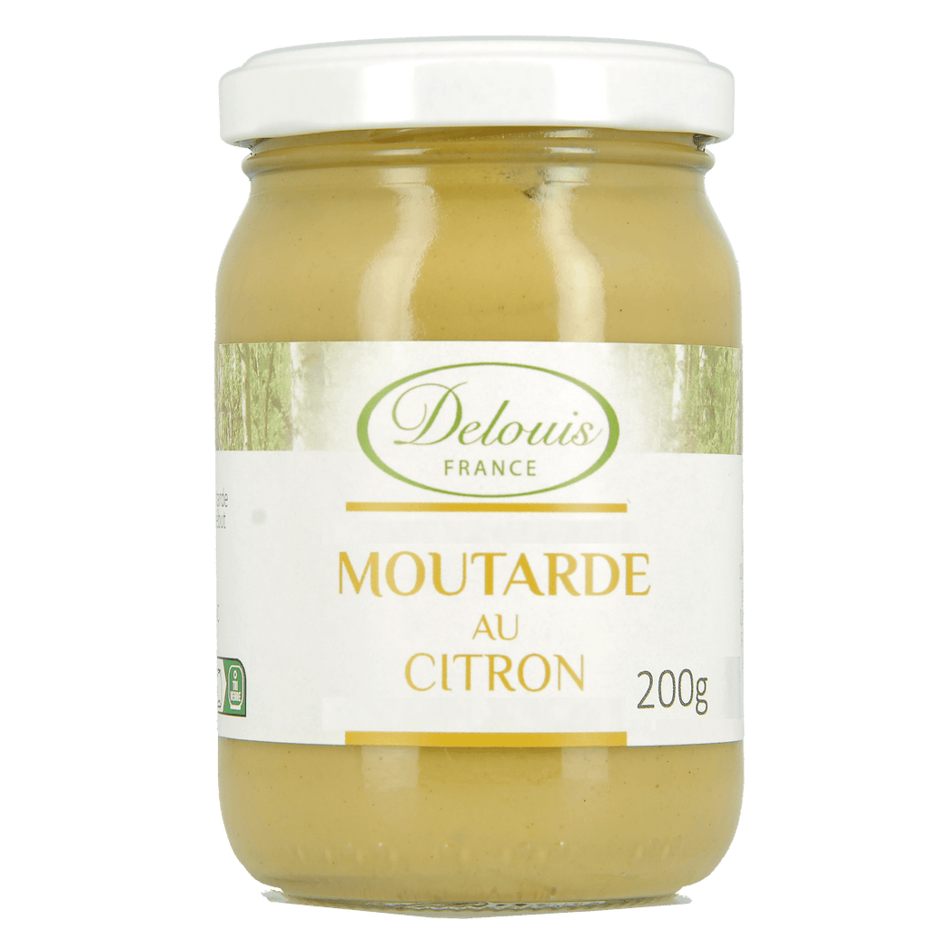 Moutarde de Dijon au Citron BIO - 200g Delouis vrac-zero-dechet-ecolo-montaudran