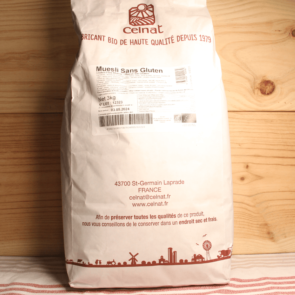 Muesli sans gluten BIO - 3kg - ANTIGASPI Celnat vrac-zero-dechet-ecolo-montaudran