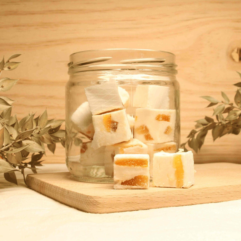 Nougats tendres aux écorces d'orange - 150g - ANTIGASPI Les 3 Abeilles vrac-zero-dechet-ecolo-montaudran