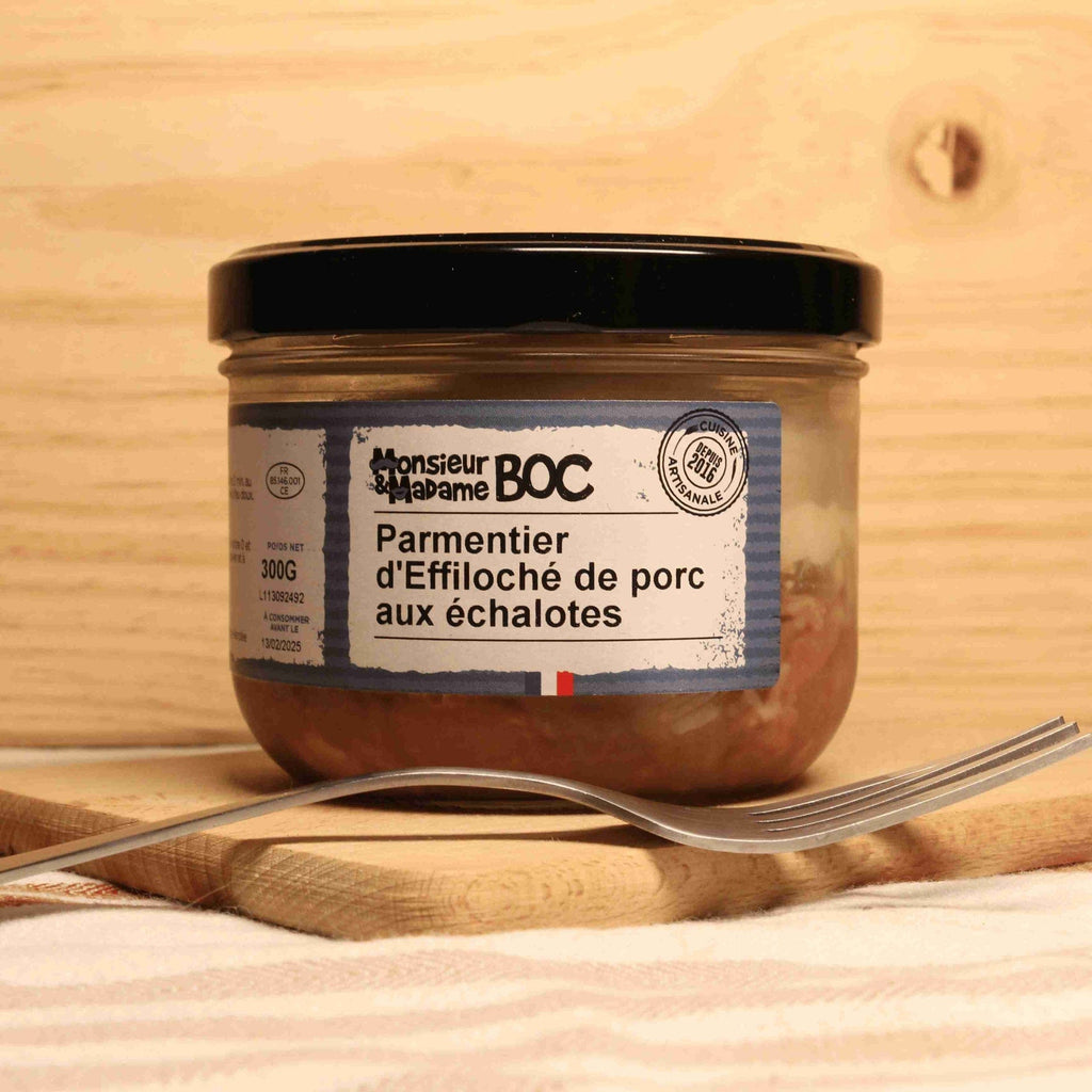 Parmentier d'effiloché de porc aux échalotes - 320g La Centrale du Bocal vrac-zero-dechet-ecolo-montaudran