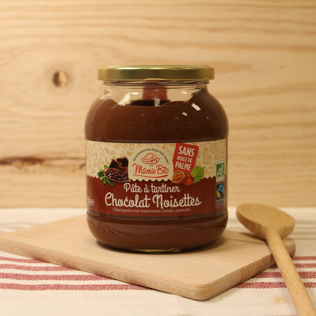 Pâte à tartiner chocolat noisettes BIO - 750g Mamie Bio vrac-zero-dechet-ecolo-montaudran