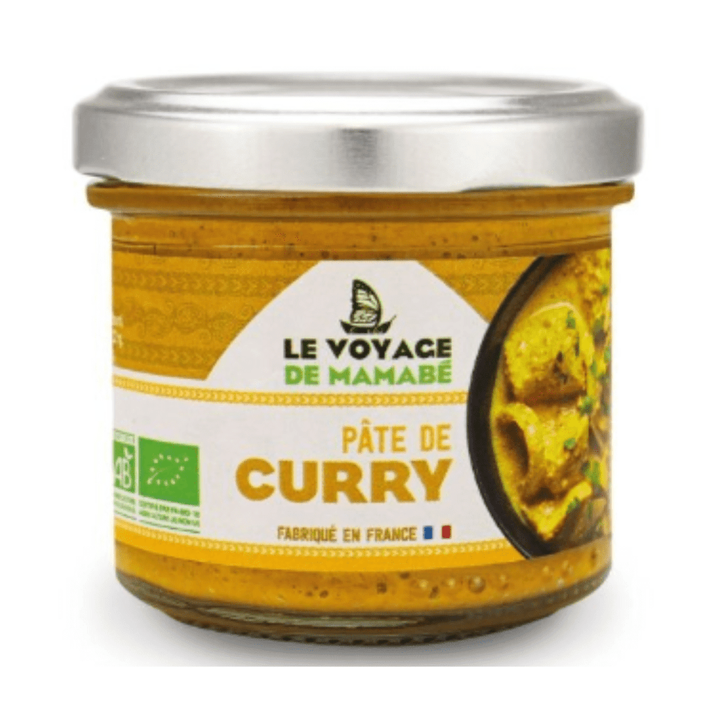 Pâte de curry BIO - 105g Le voyage de Mamabé vrac-zero-dechet-ecolo-montaudran