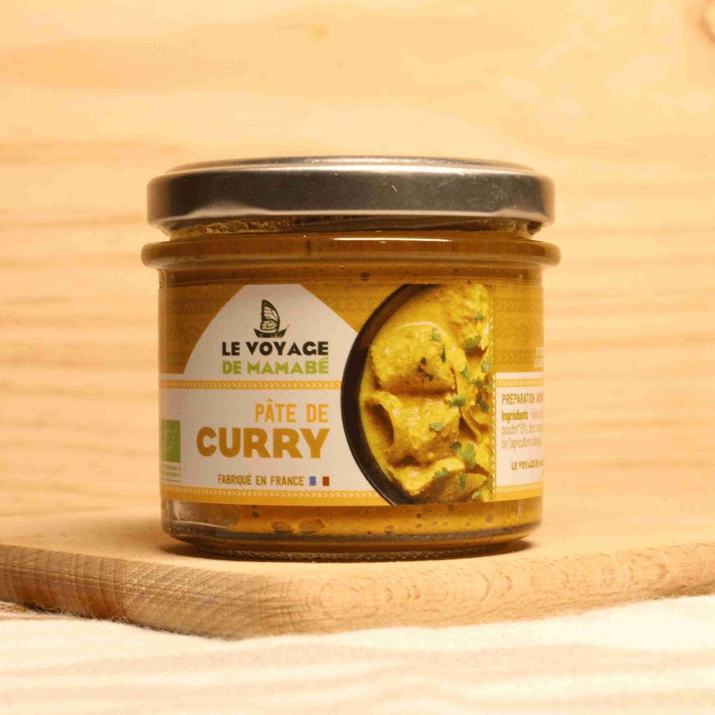 Pâte de curry BIO - 105g Le voyage de Mamabé vrac-zero-dechet-ecolo-montaudran