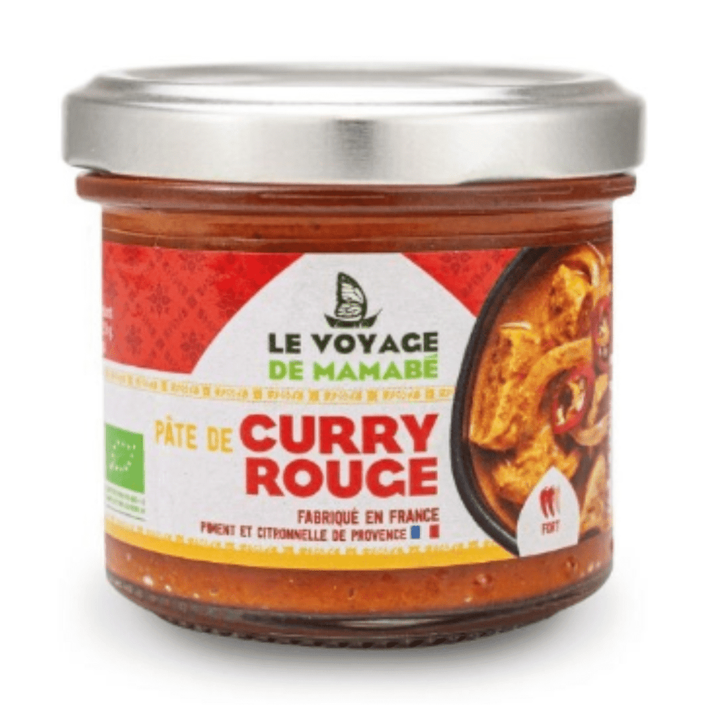 Pate de curry rouge BIO - 105g Le voyage de Mamabé vrac-zero-dechet-ecolo-montaudran