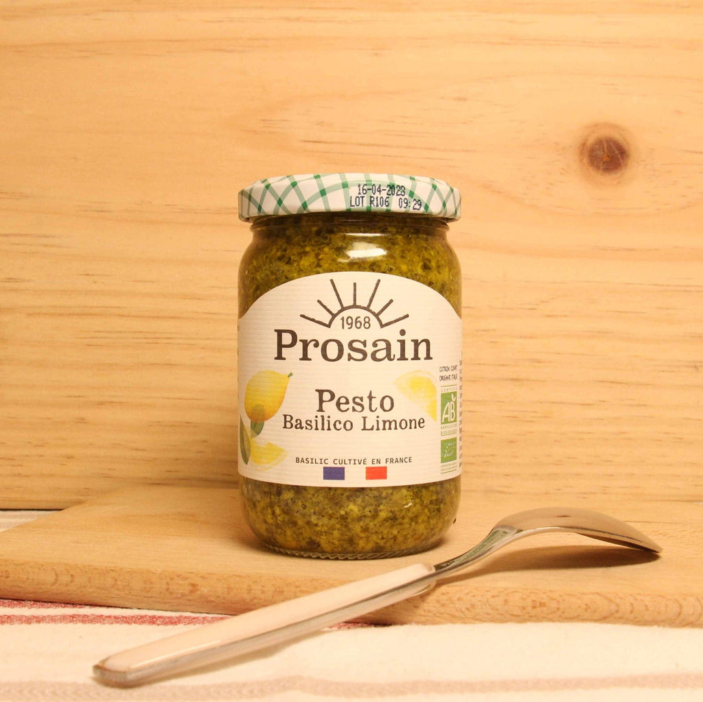Pesto basilic citron BIO - 185g Prosain vrac-zero-dechet-ecolo-montaudran