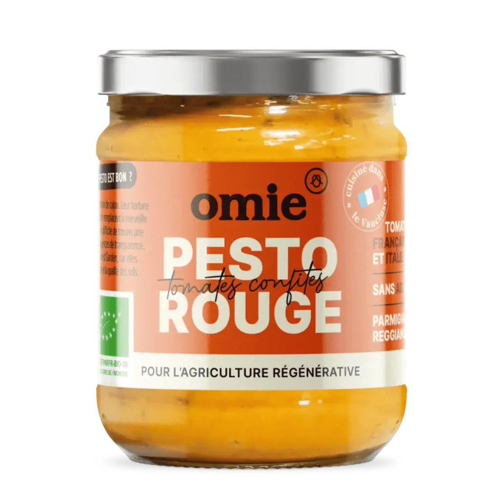 Pesto rouge BIO - 190g Omie vrac-zero-dechet-ecolo-montaudran