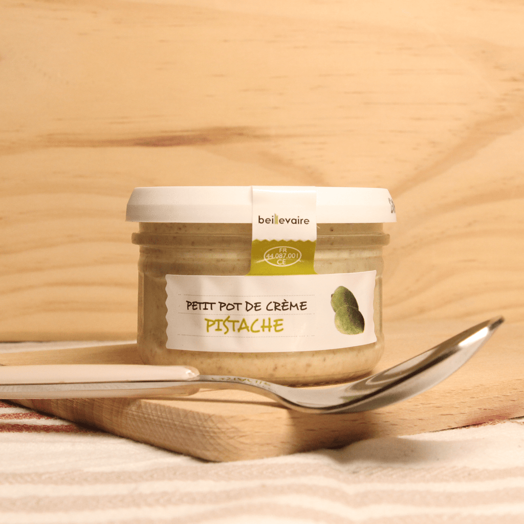 Petit pot crème pistache - 100g - ANTIGASPI Beillevaire vrac-zero-dechet-ecolo-montaudran