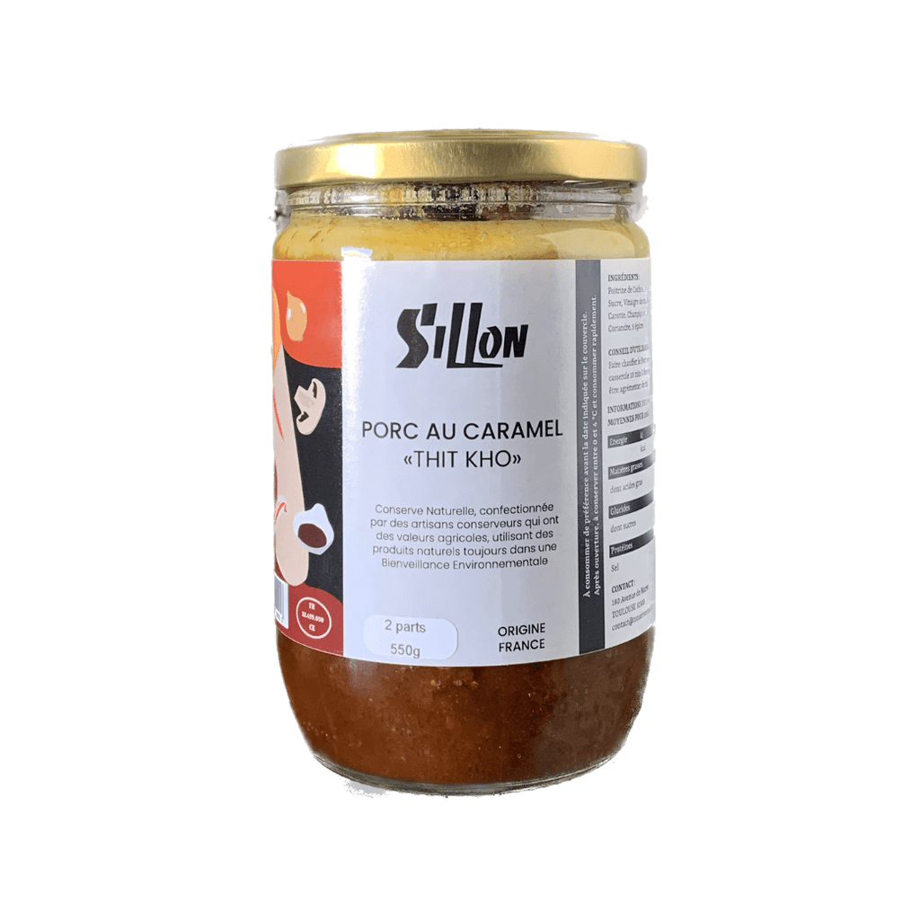 Porc au caramel Thit kho - 560g Conserverie Sillon vrac-zero-dechet-ecolo-montaudran