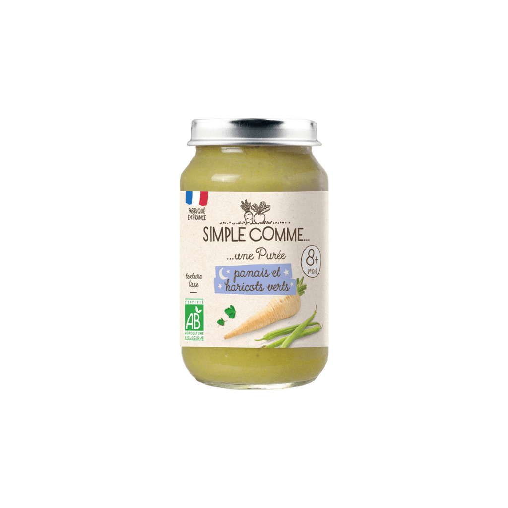 Pot bébé 8 mois panais haricot vert BIO - 200g Simple comme vrac-zero-dechet-ecolo-montaudran