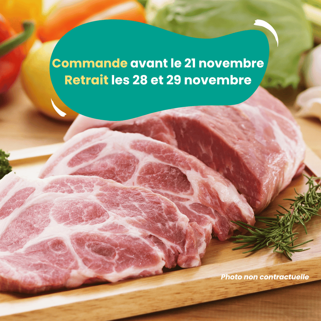 PRÉCOMMANDE AVEC ACOMPTE Filet mignon de Porc (900g à 1,3kg) Domaine des Tuileries vrac-zero-dechet-ecolo-montaudran
