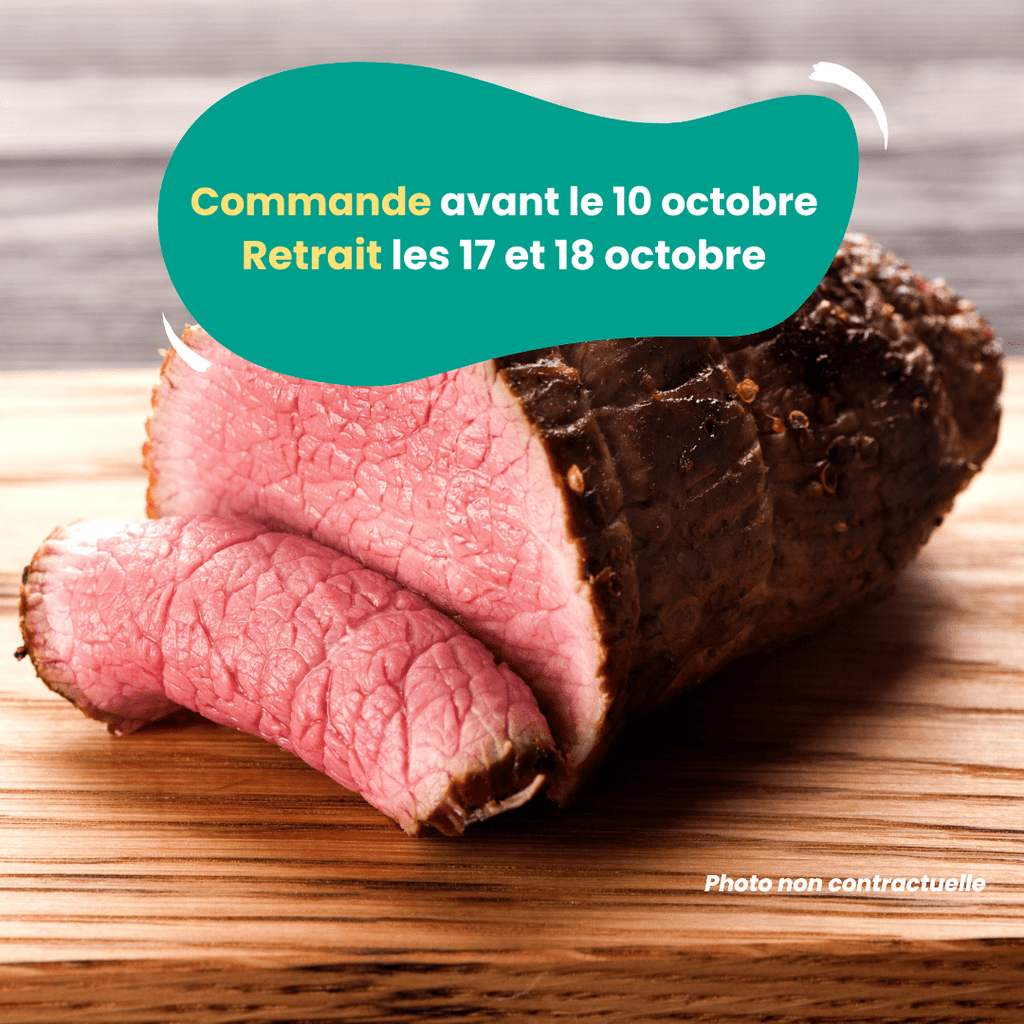 PRÉCOMMANDE AVEC ACOMPTE - Rôti de Boeuf (1kg à 1,5 kg) Domaine des Tuileries vrac-zero-dechet-ecolo-montaudran