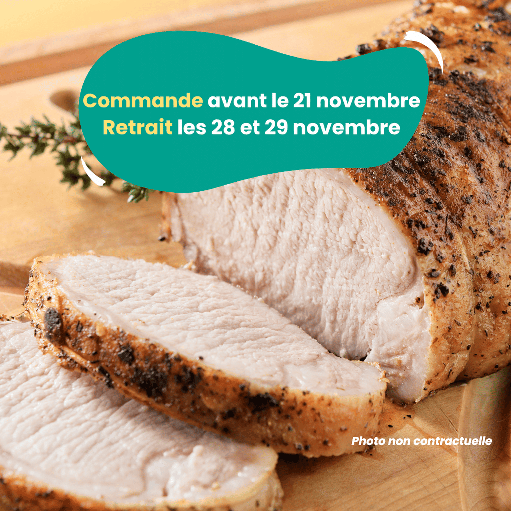 PRÉCOMMANDE AVEC ACOMPTE - Rôti de Porc (1kg à 1,5 kg) Domaine des Tuileries vrac-zero-dechet-ecolo-montaudran