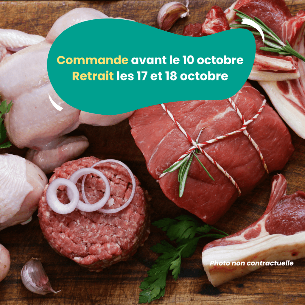 PRÉCOMMANDE Le colis de viande famille (3kg) Domaine des Tuileries vrac-zero-dechet-ecolo-montaudran