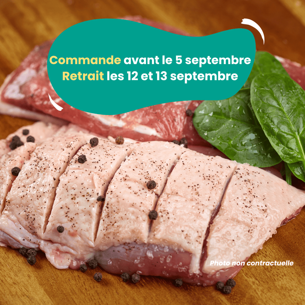 PRÉCOMMANDE Magret de canard (à l'unité) Domaine des Tuileries vrac-zero-dechet-ecolo-montaudran