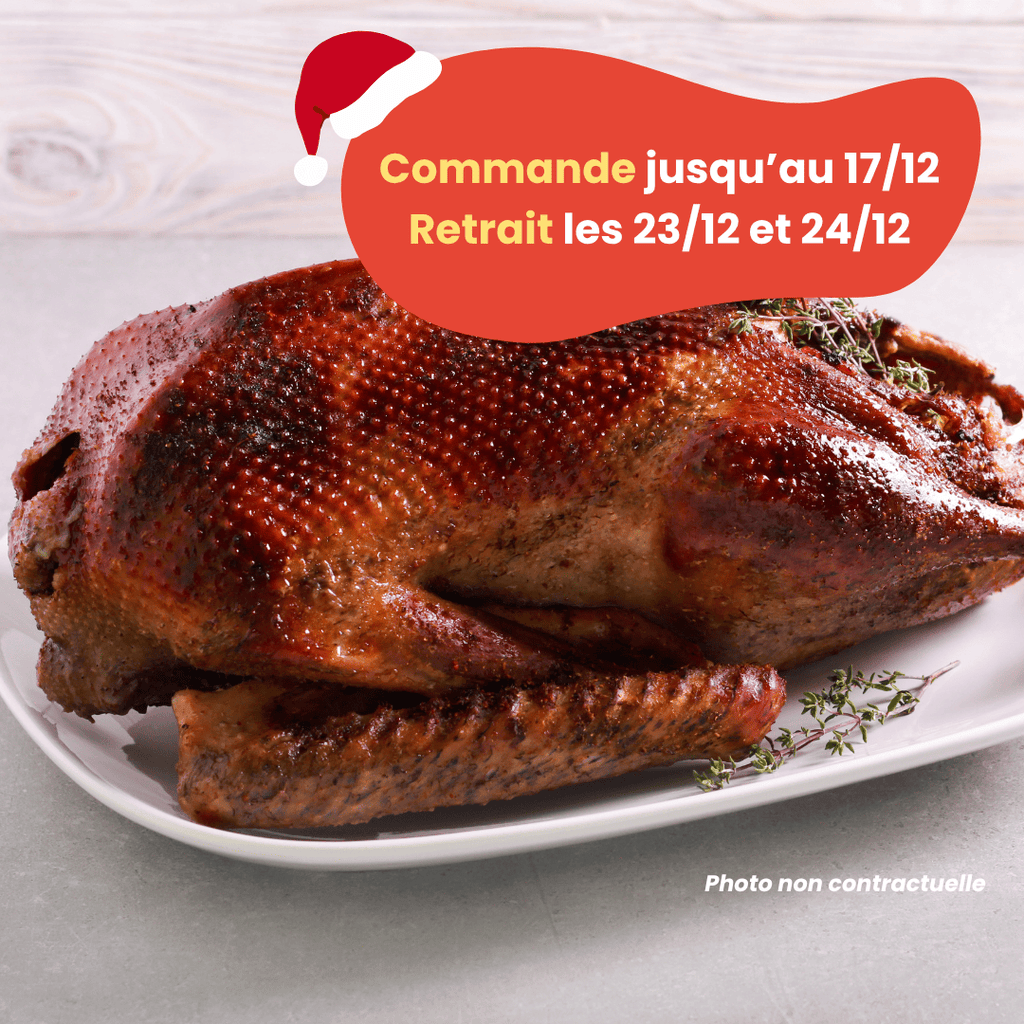 PRÉCOMMANDE Noël - ACOMPTE - Oie (3,8 à 4,8kg) Domaine des Tuileries vrac-zero-dechet-ecolo-montaudran