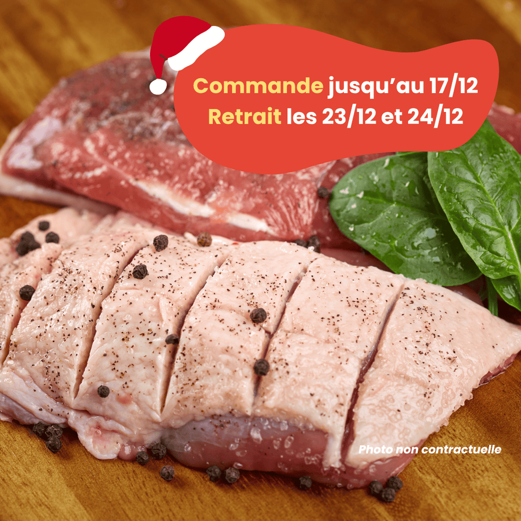 PRÉCOMMANDE Noël - Magret de Canard (à l'unité) Domaine des Tuileries vrac-zero-dechet-ecolo-montaudran