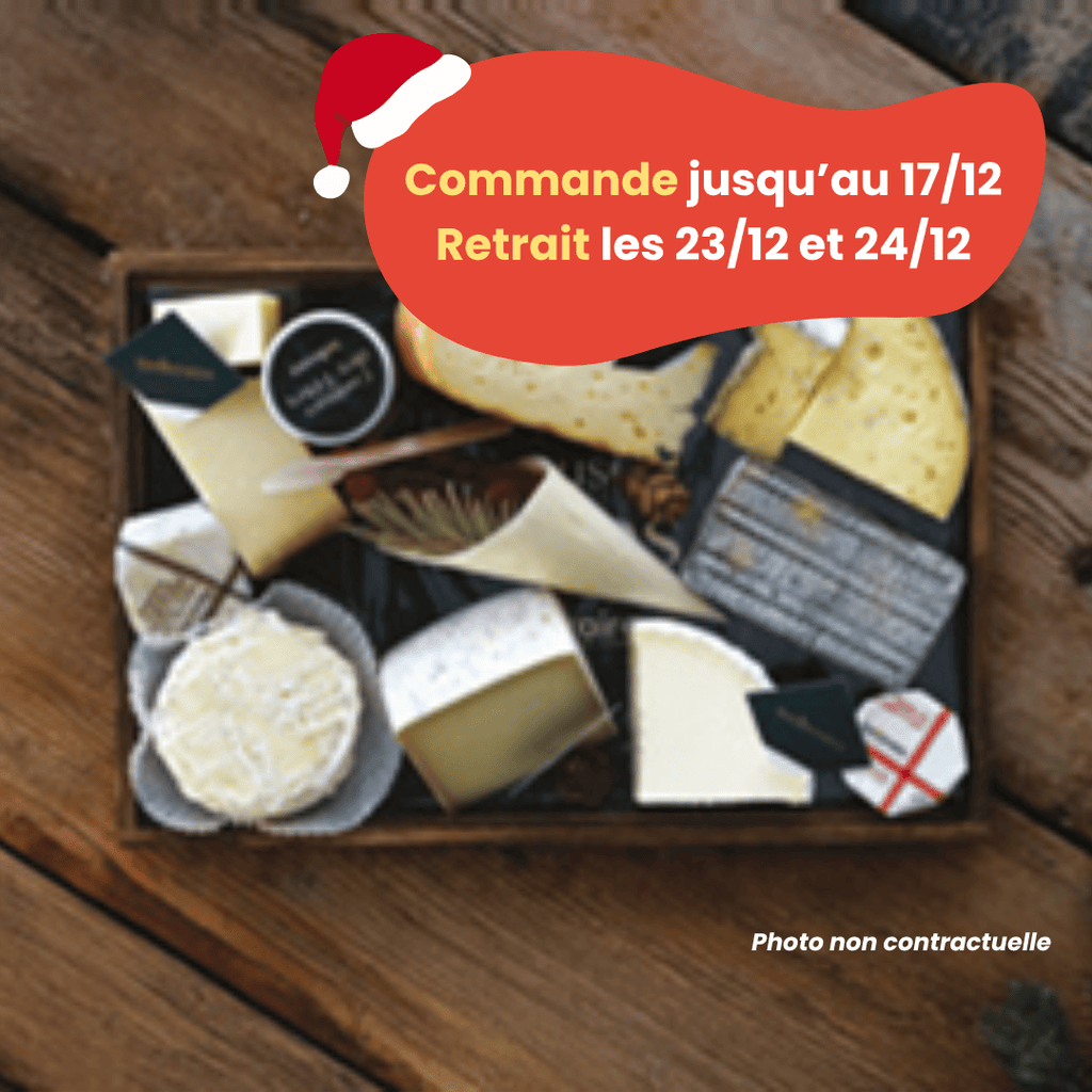 PRÉCOMMANDE Noël - Plateau de fromages 6/8 pers. Beillevaire vrac-zero-dechet-ecolo-montaudran