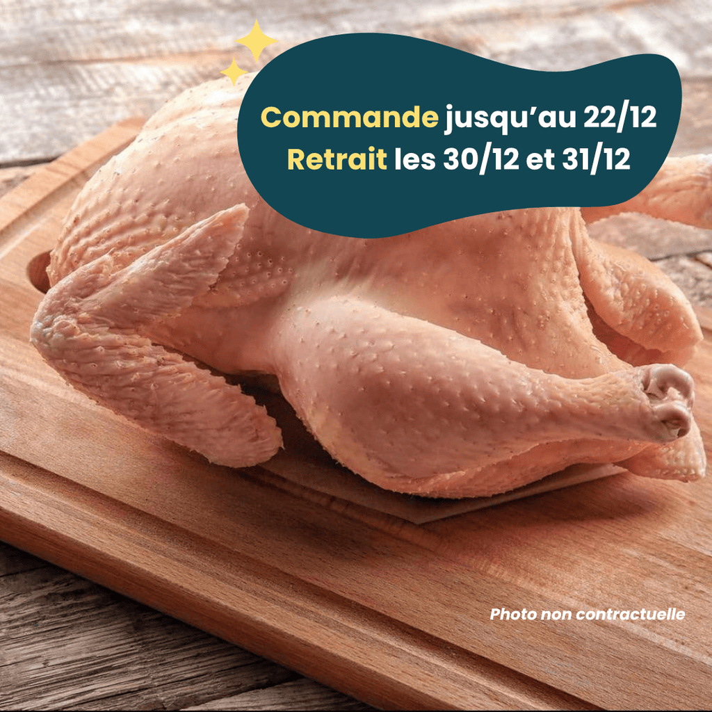 PRÉCOMMANDE Nouvel An - ACOMPTE - Dinde (3 à 3,8kg) Domaine des Tuileries vrac-zero-dechet-ecolo-montaudran