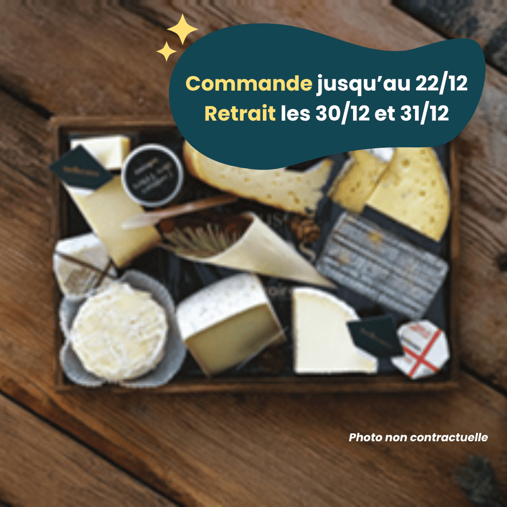 PRÉCOMMANDE Nouvel An - Plateau de fromages - 6/8 pers. Beillevaire vrac-zero-dechet-ecolo-montaudran
