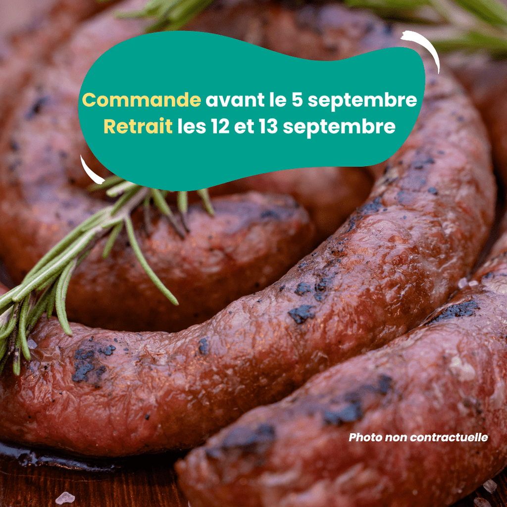 PRÉCOMMANDE Saucisse basque (1kg) Domaine des Tuileries vrac-zero-dechet-ecolo-montaudran