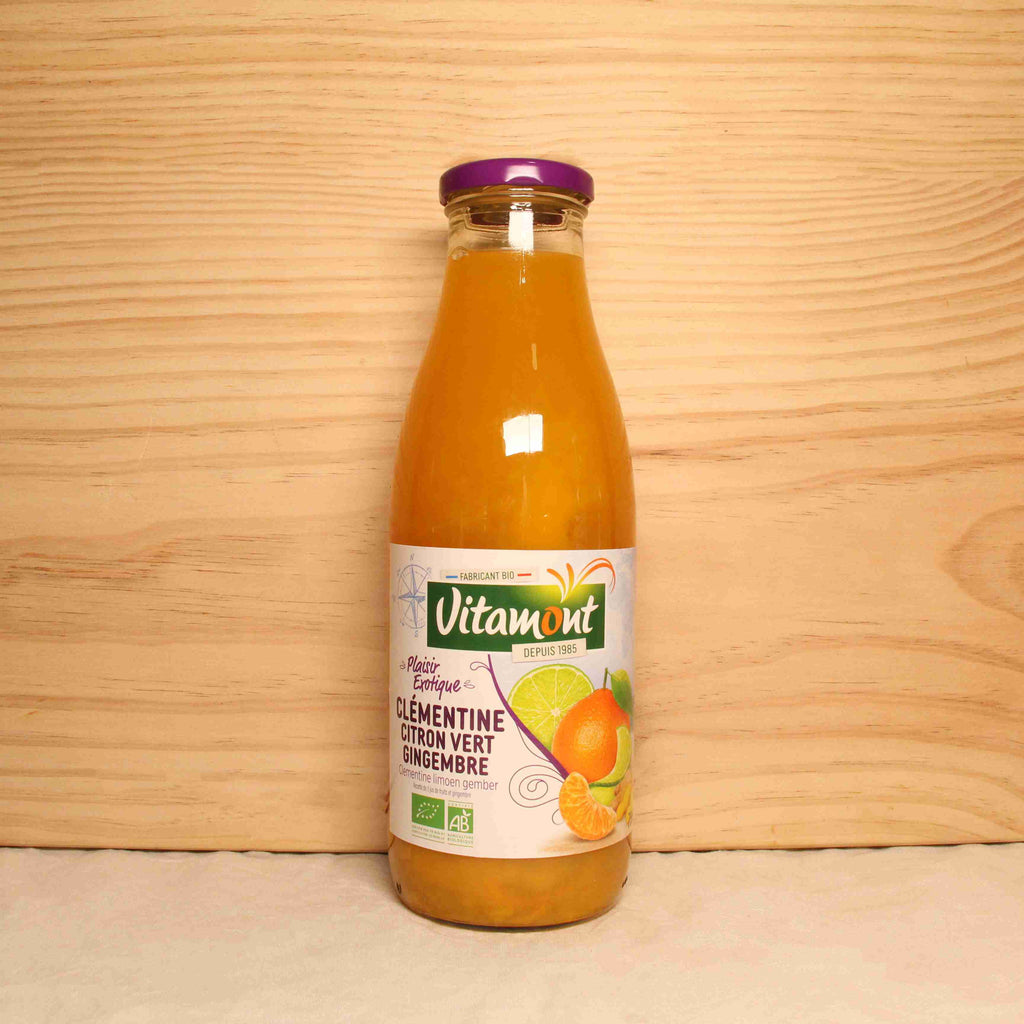 Pur jus clémentine citron vert gingembre BIO - 75cl Vitamont vrac-zero-dechet-ecolo-montaudran