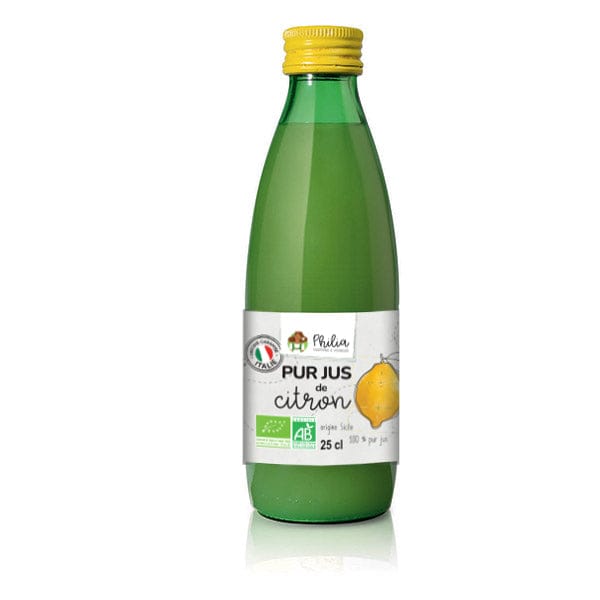 Pur jus de citron BIO - 25cl Philia vrac-zero-dechet-ecolo-montaudran