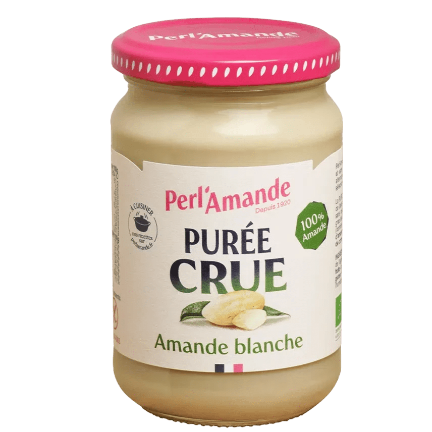 Purée crue d'amande blanche BIO - 300g Perl'amande vrac-zero-dechet-ecolo-montaudran