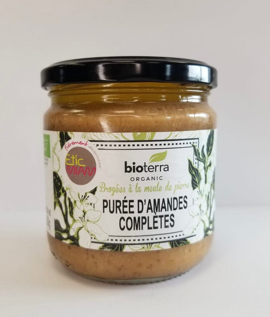 Purée d'amandes complètes BIO - 200g Bioterra vrac-zero-dechet-ecolo-montaudran