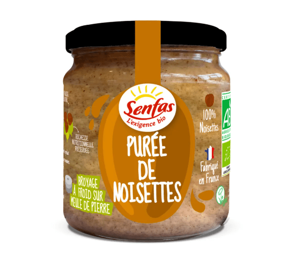 Purée de noisettes BIO - 300g Senfas vrac-zero-dechet-ecolo-montaudran