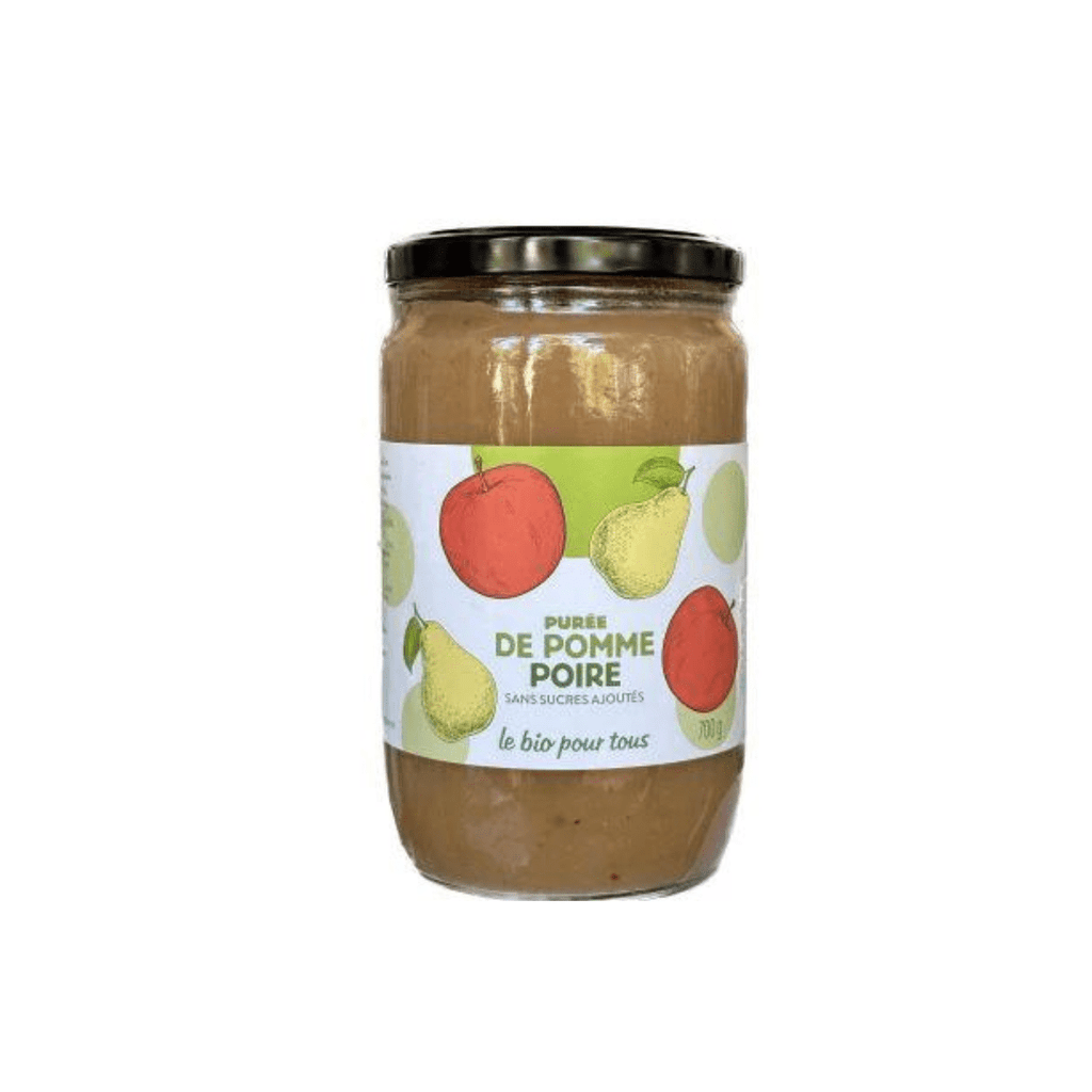 Purée de pomme poire BIO - 700g Le bio pour tous vrac-zero-dechet-ecolo-montaudran