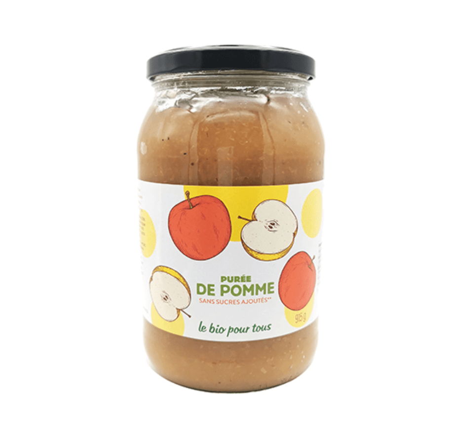 Purée de pommes BIO - 915g Le bio pour tous vrac-zero-dechet-ecolo-montaudran