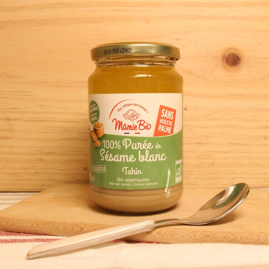 Purée de sésame tahin blanc BIO - 350g Mamie Bio vrac-zero-dechet-ecolo-montaudran
