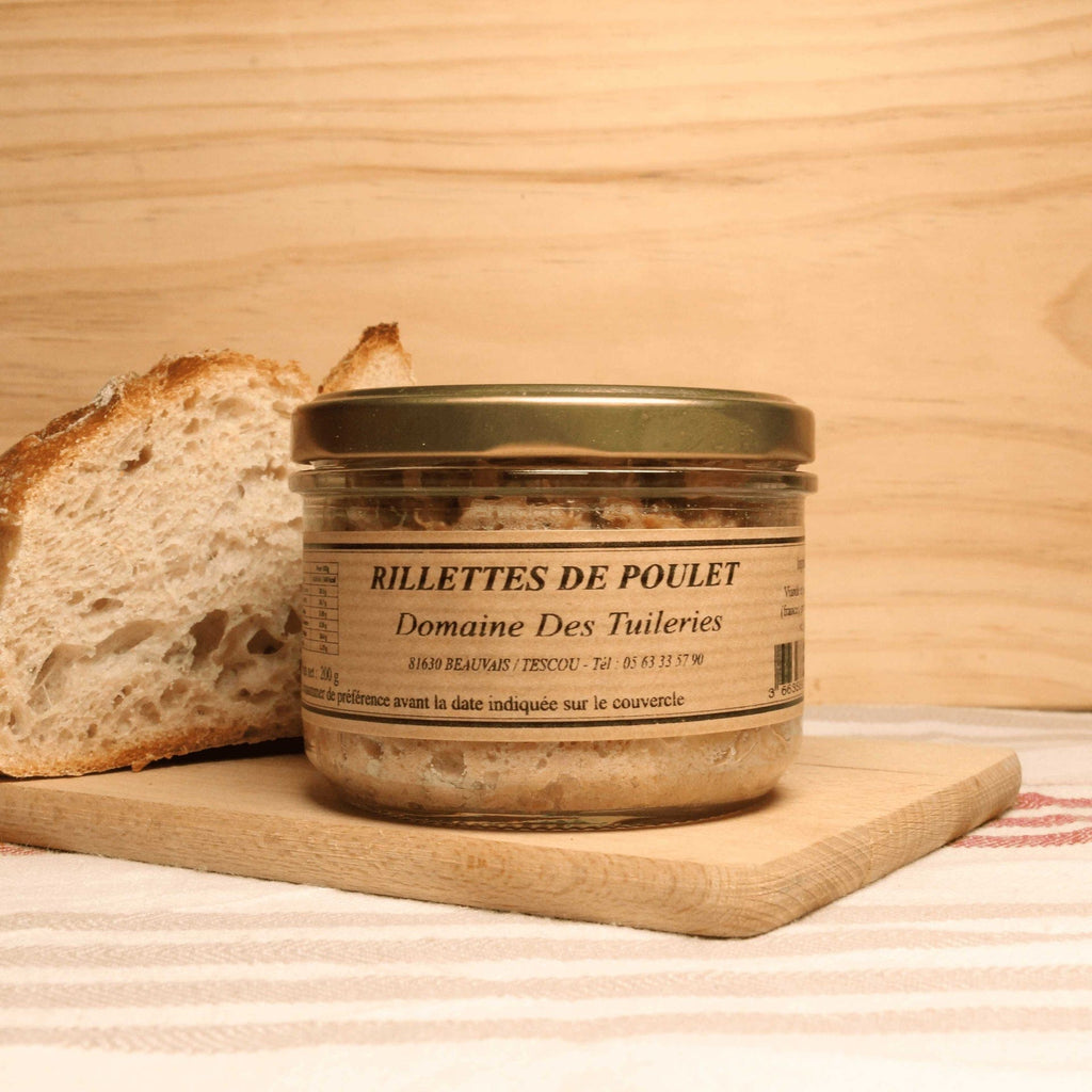 Rillettes de poulet - 200g Domaine des Tuileries vrac-zero-dechet-ecolo-montaudran