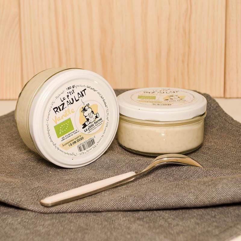 Riz au lait vanille BIO - 160g - ANTIGASPI La p'tite ferme vrac-zero-dechet-ecolo-montaudran