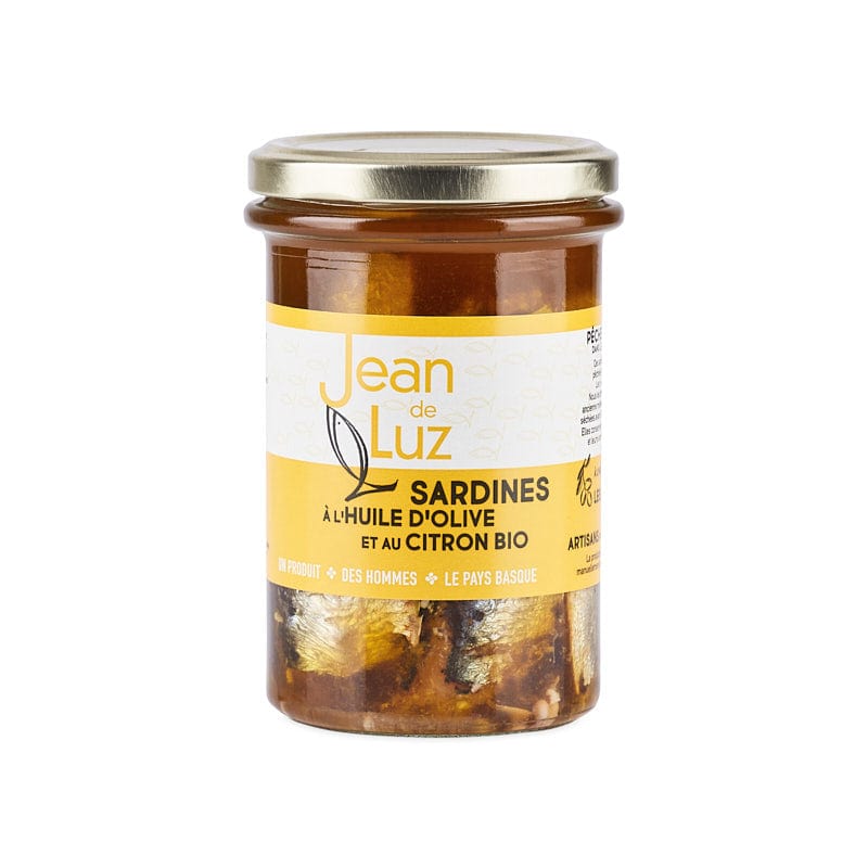 Sardines à l'huile d'olive et au citron - 270g Jean de Luz vrac-zero-dechet-ecolo-montaudran