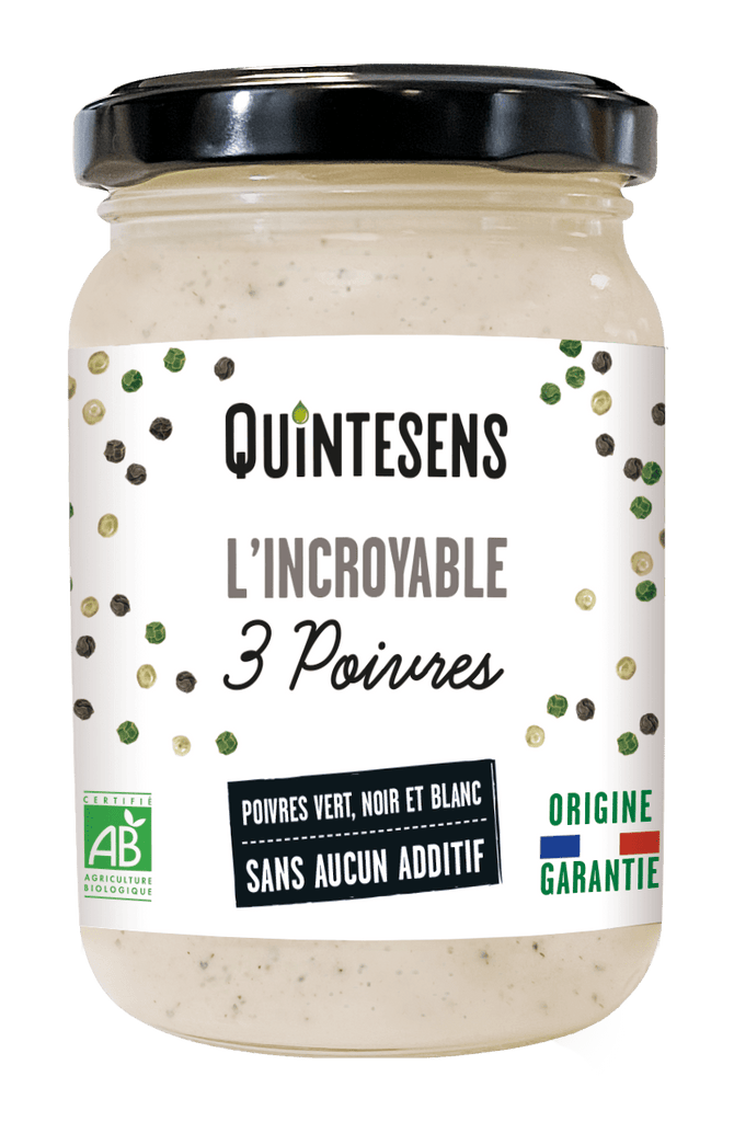 Sauce 3 Poivres BIO - 180g - ANTIGASPI Quintesens vrac-zero-dechet-ecolo-montaudran