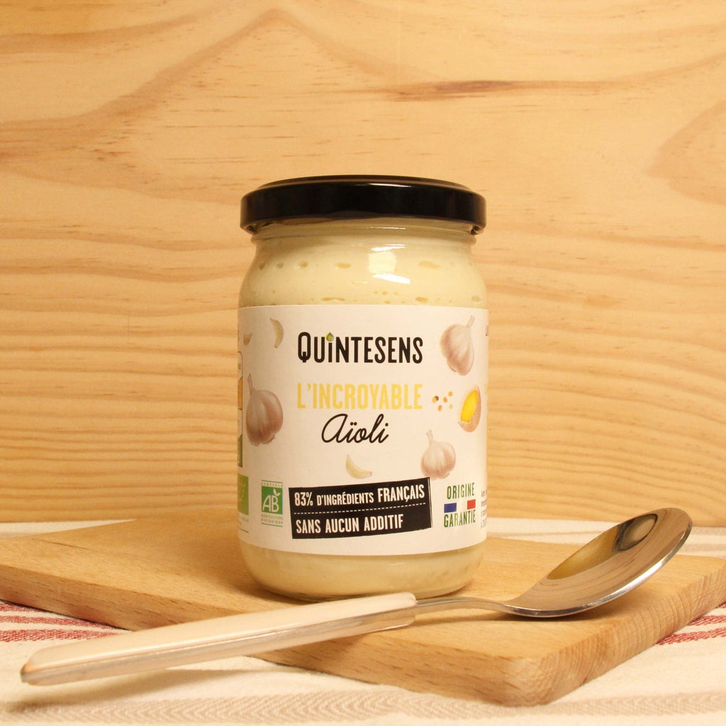 Sauce Aïoli BIO - 180g - ANTIGASPI Quintesens vrac-zero-dechet-ecolo-montaudran