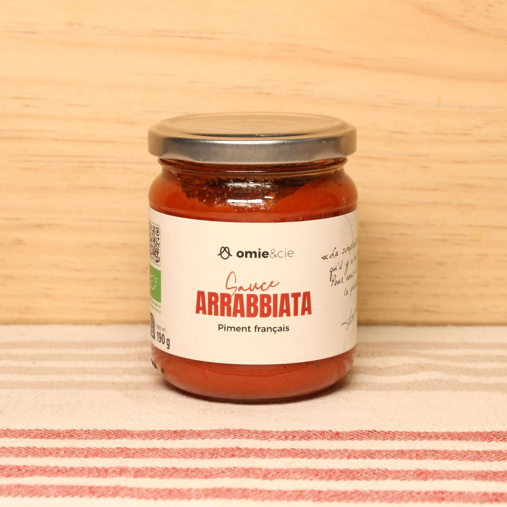 Sauce arrabbiata Bio - 190g Omie vrac-zero-dechet-ecolo-montaudran