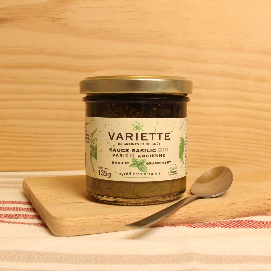 Sauce basilic citronnelle BIO - 135g - ANTIGASPI Variette vrac-zero-dechet-ecolo-montaudran