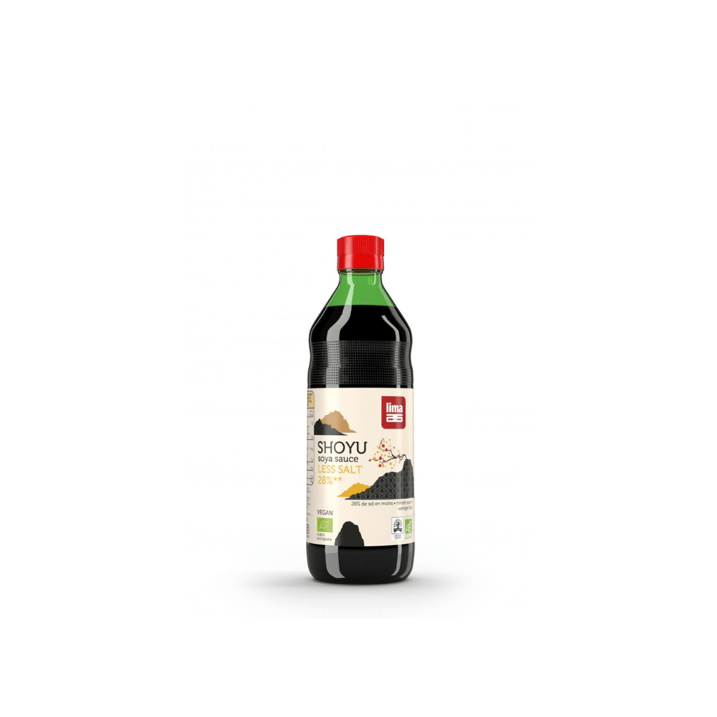 Sauce soja et froment shoyu 28% de sel en moins BIO - 25cl Lima vrac-zero-dechet-ecolo-montaudran