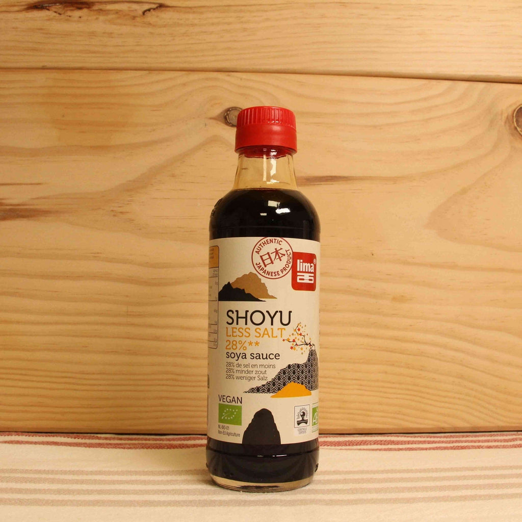 Sauce soja et froment shoyu 28% de sel en moins BIO - 25cl Lima vrac-zero-dechet-ecolo-montaudran