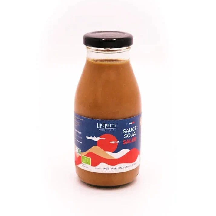 Sauce soja salée française BIO - 260ml Maison Lipopette vrac-zero-dechet-ecolo-montaudran